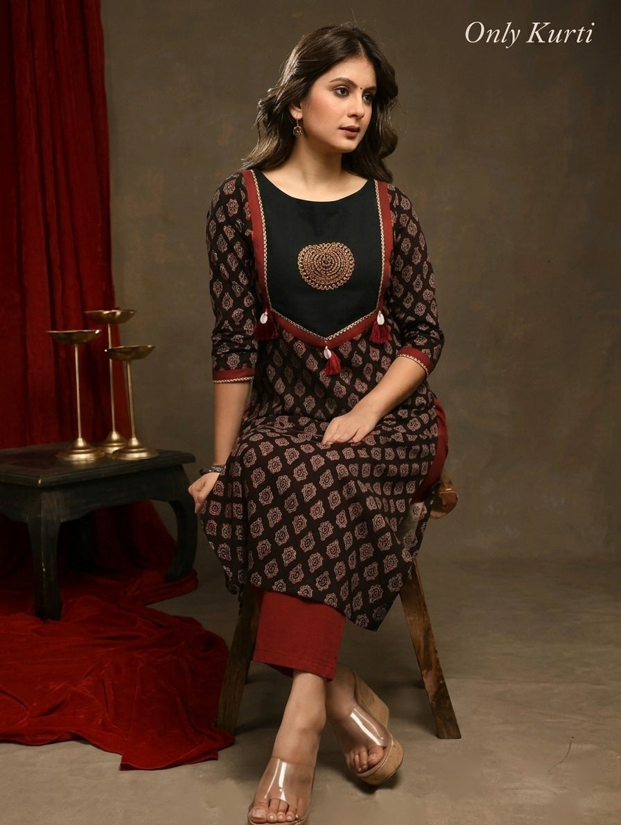 Printed Straight Kurti Trend Craze