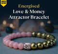 Energised Rose Quartz & Pyrite Bracelet Trend Craze