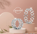 Silver Convertible 2-in-1 Expandable Ring to Bracelet Trend Craze