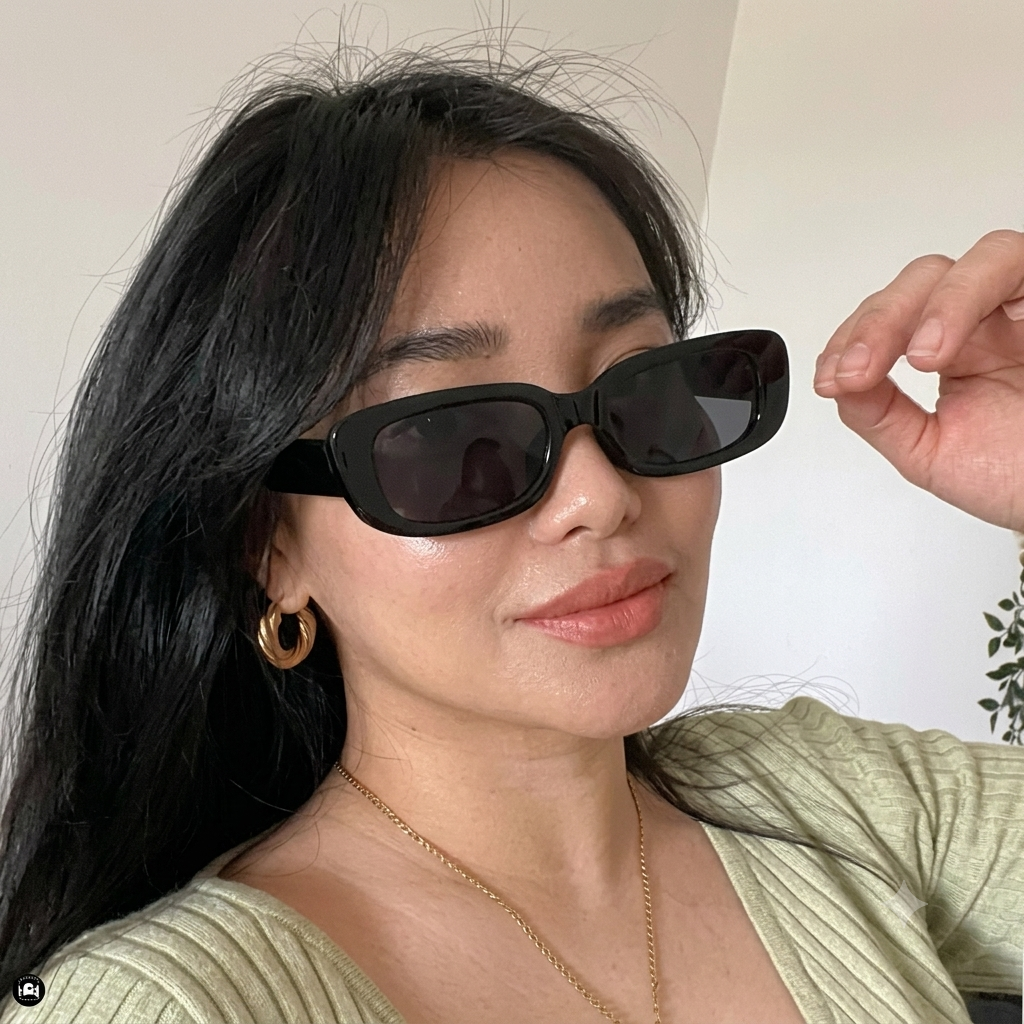 Women Retro Rectangle Sunglasses Trend Craze