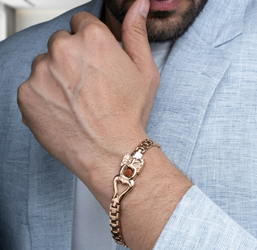 Gold-Plated Shiva Rudraksha Bracelet Trend Craze