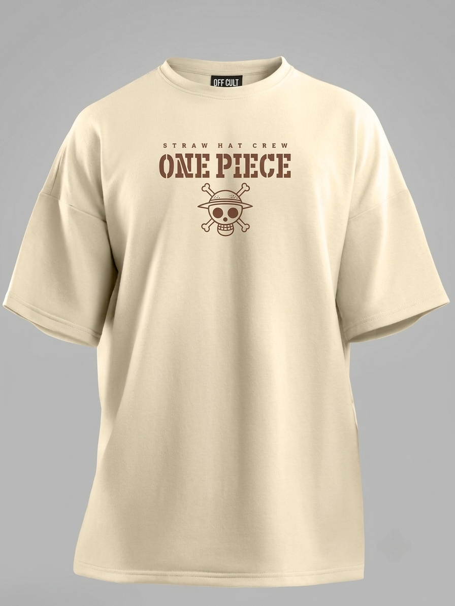 Luffy Wano Straw Hat Crew Anime Oversized T-Shirt Trend Craze